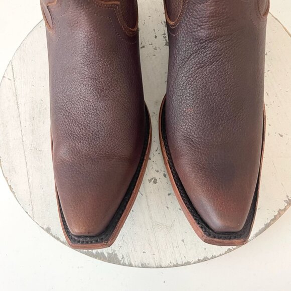 Brown Heeled Boots for Women - Picture 6 of 11